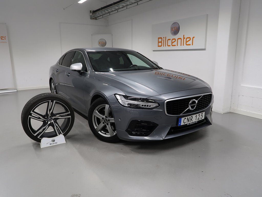 Volvo S90 *3,99% RÄNTA* D4 R-Design V-Däck ingår Navi-Kamera-Värmare-VoC-B