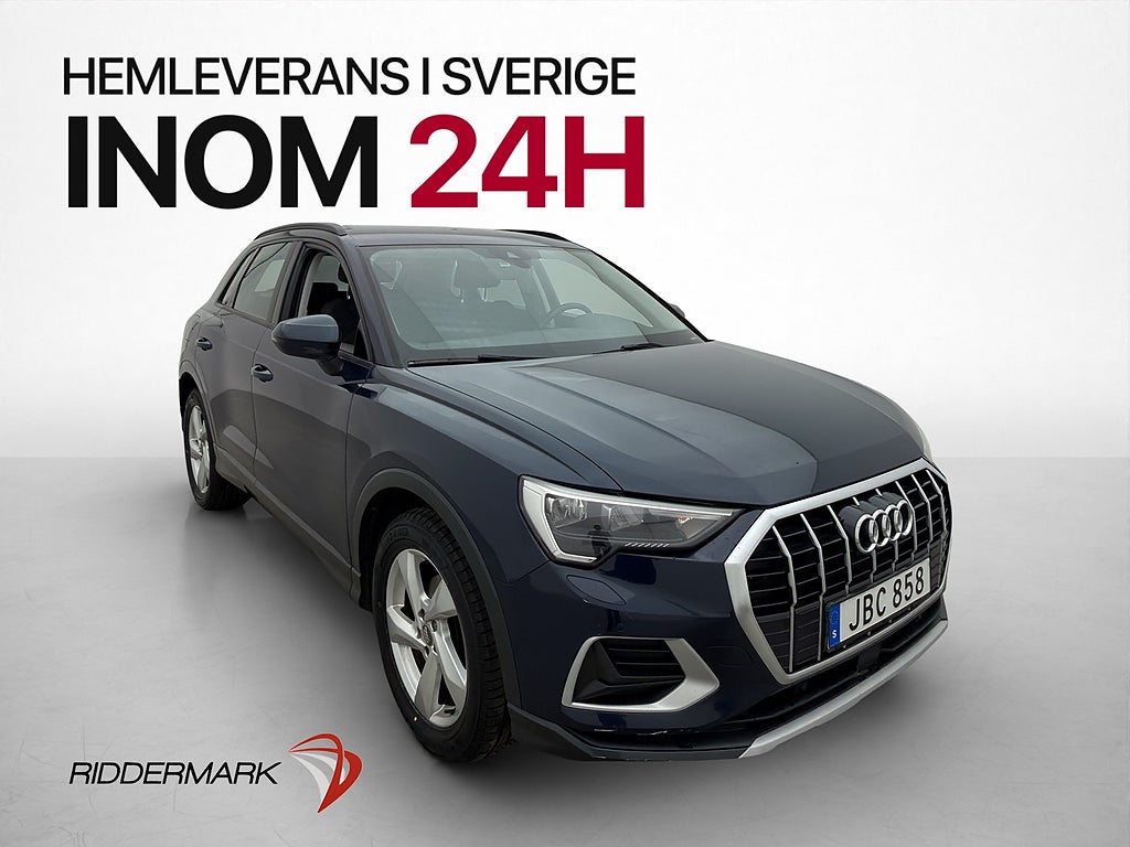 Audi Q3 35 TFSI 150hk Proline Cockpit Värmare Drag Sensorer