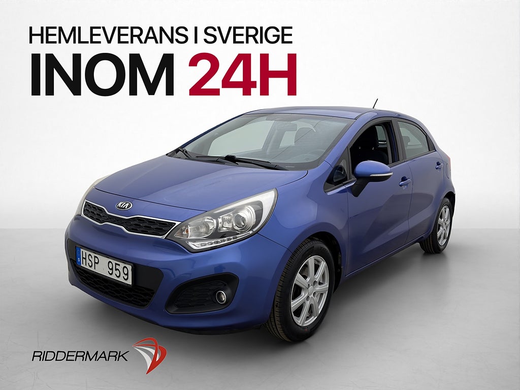 Kia Rio 1.2 CVVT GLS 84hk 2 Brukare Rattvärme 0,5L/mil