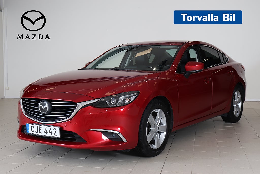 Mazda 6 2.5 192hk Optimum Drag V-Hjul Skinn BOSE Nyservad