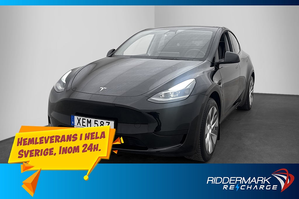 Tesla Model Y Standard Range Dragkrok Svensksåld Autopilot
