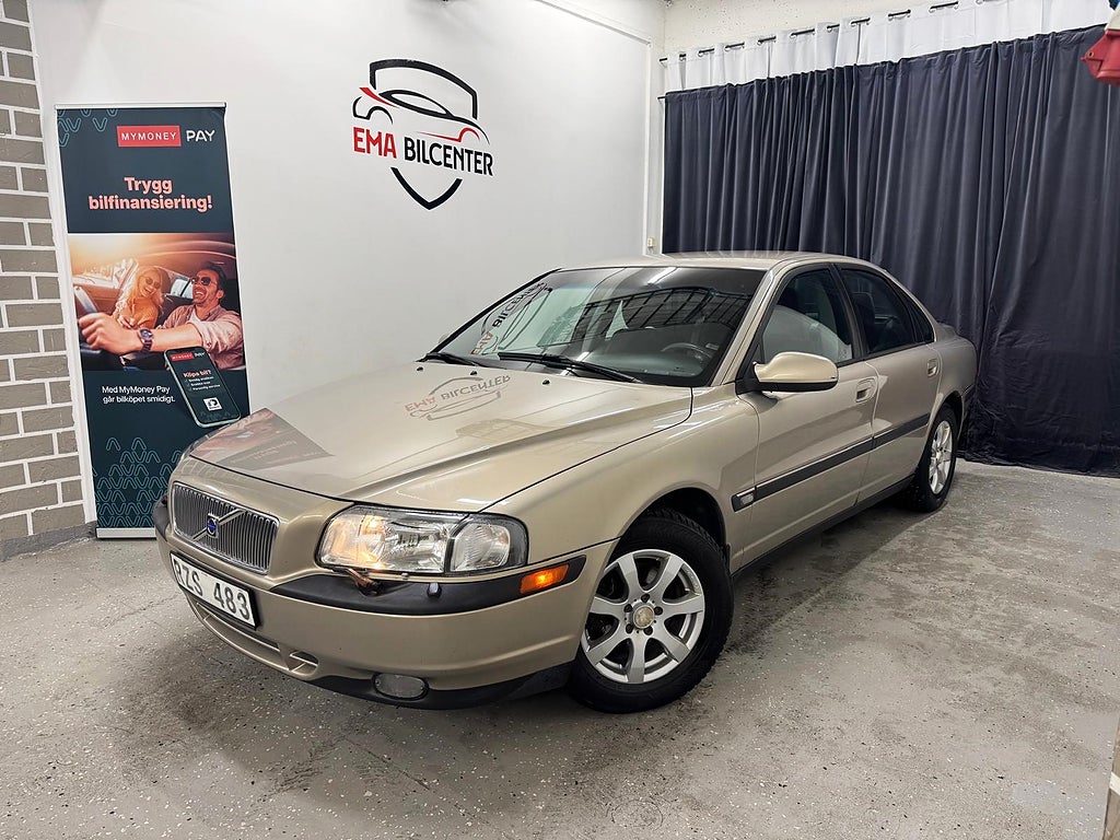 Volvo S80 2.4|Dragkrok|Dubbdäck