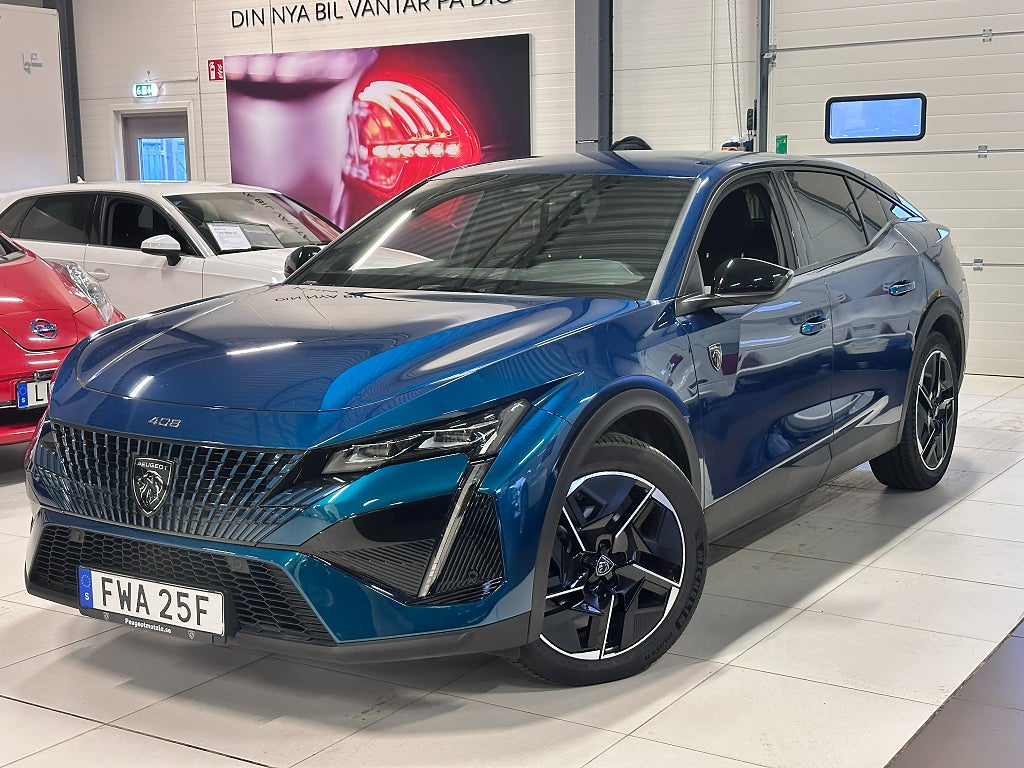 Peugeot 408 GT 1.2 PureTech 130HK EAT B-kamera, Navi