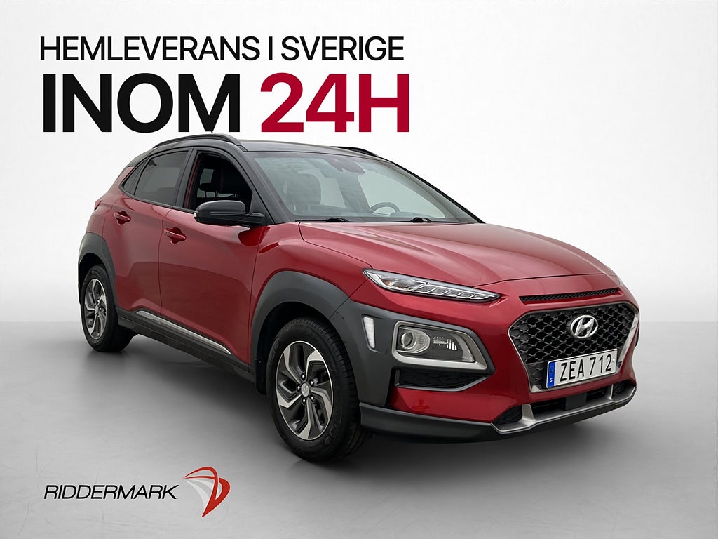 Hyundai Kona T-GDI AWD 177hk Premium Krell Kamera Navi Skinn