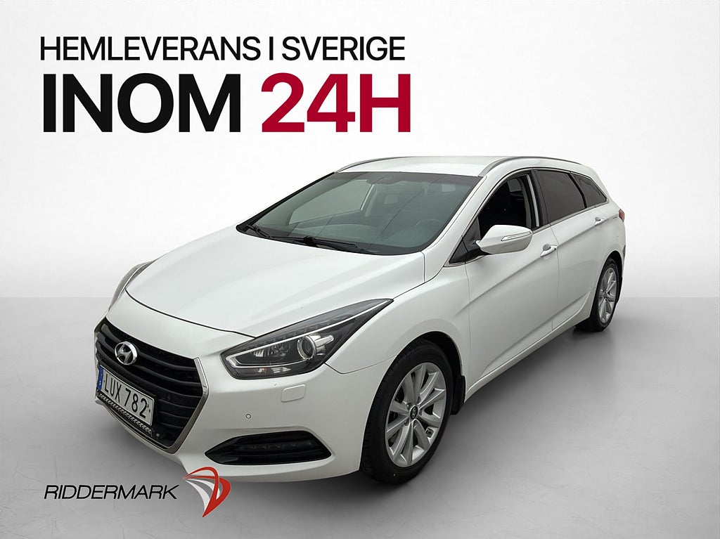 Hyundai i40 CRDi 141hk Comfort Plus Värmare Kamera Drag