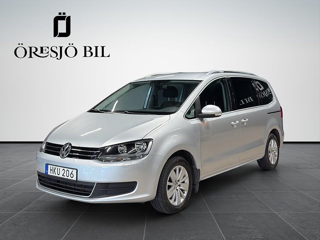 Volkswagen Sharan 2.0 TDI BMT 4M 7-Sits Masters Drag Kamera Värmare 140hk