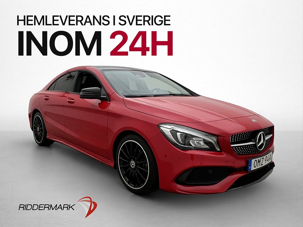 Mercedes-Benz CLA 180 Coupé 122hk AMG Line Pano Kamera