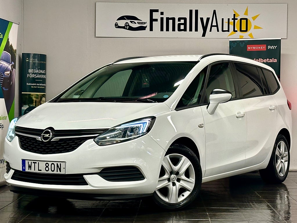 Opel Zafira Tourer 1.6 CDTI 7-Sits. Ny-Besiktad/Ny-Servad 