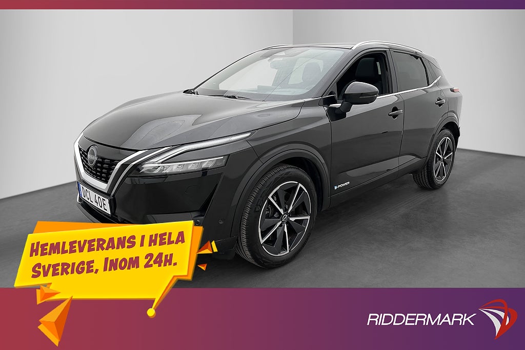 Nissan Qashqai e-POWER 190hk Tekna Design Pack Pano 360° HUD