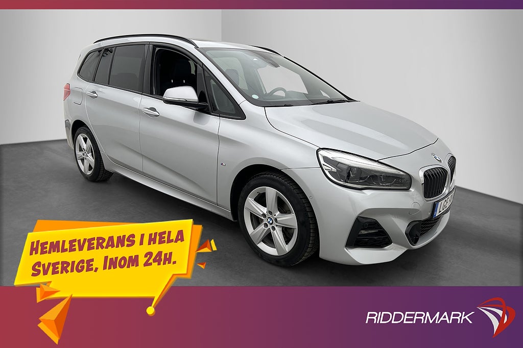 BMW 220 d 190hk xDrive M Sport 7-Sits Pano HUD Kamera Drag