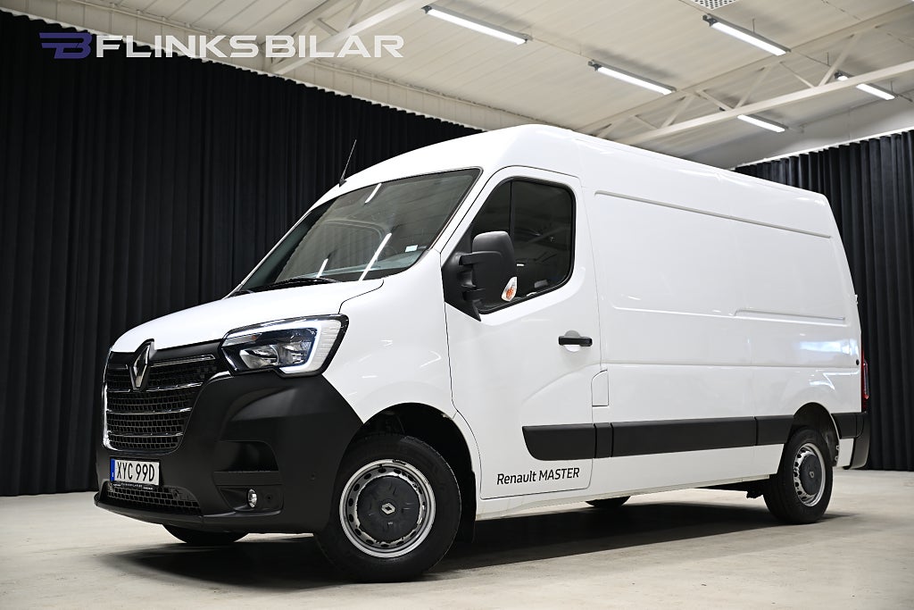 Renault master 180HK Automat|Drag|Värmare|GPS|Backkamera|Lågmil|Moms