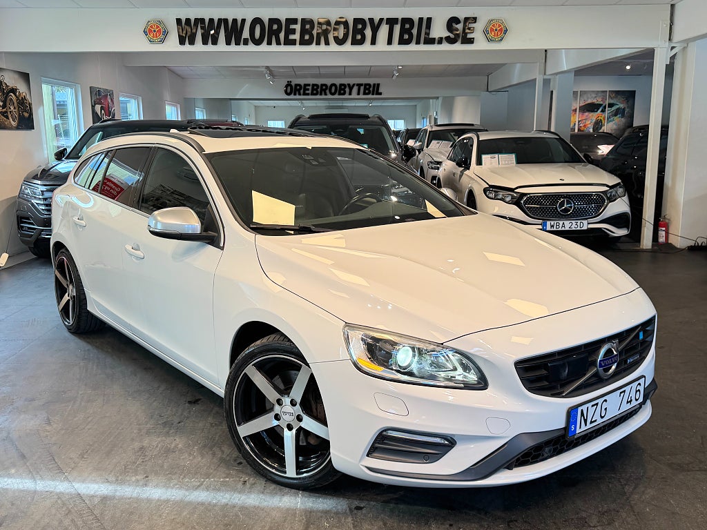 Volvo V60 D5 AWD Aut R-Design Drag Gps T-lucka BLIS SE SPEC 