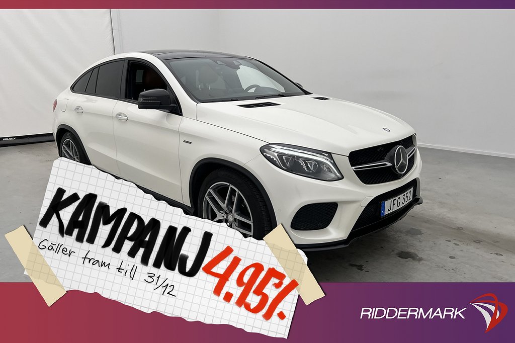 Mercedes-Benz GLE Coupé 450 4M AMG D-Värm Pano 4,95% Ränta