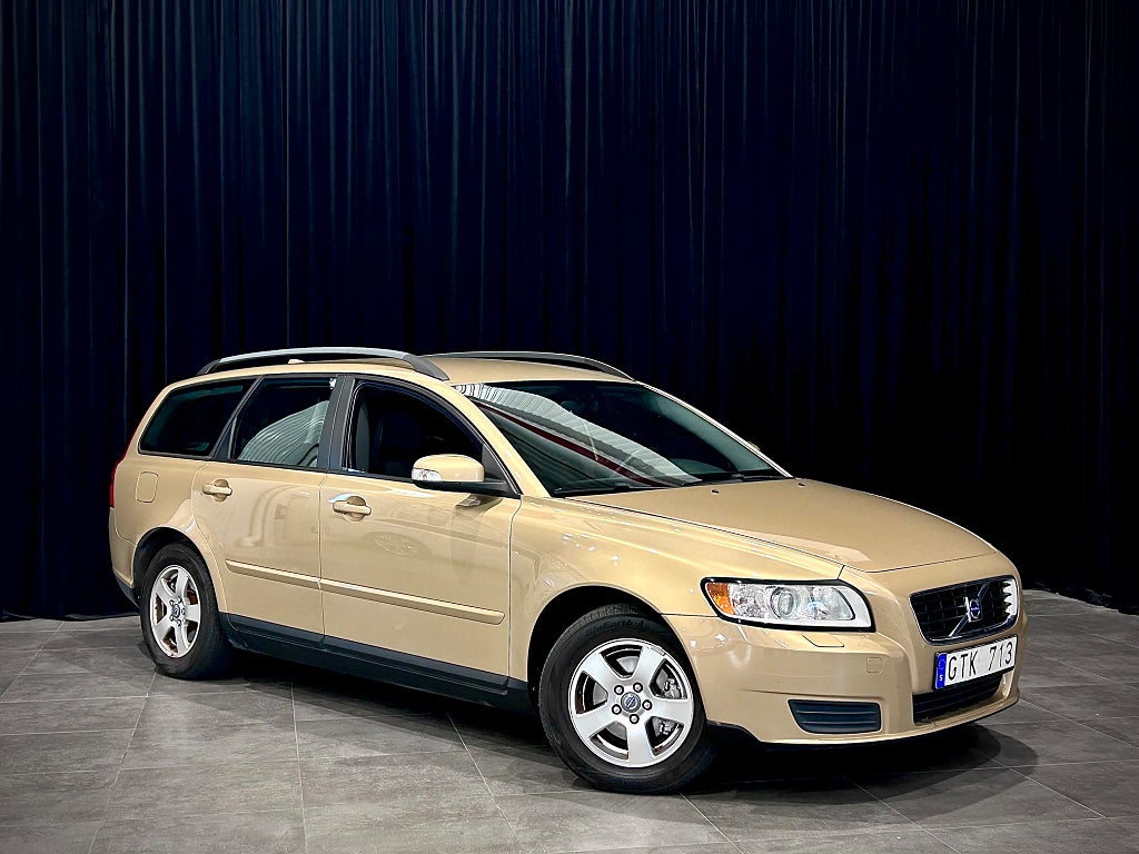 Volvo V50 1.8 Flexifuel M-VÄRM 2-ÄGARE NYSERVAD 125HK