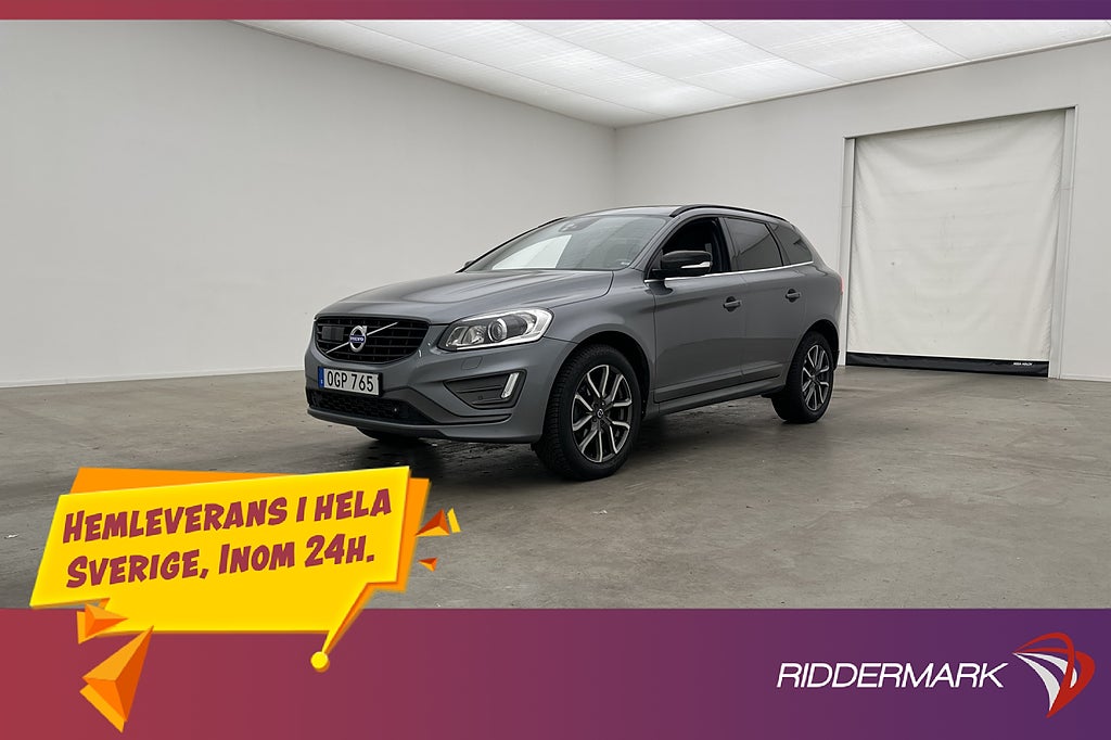 Volvo XC60 D4 AWD R-Design VOC Värmare Panorama Kamera Navi