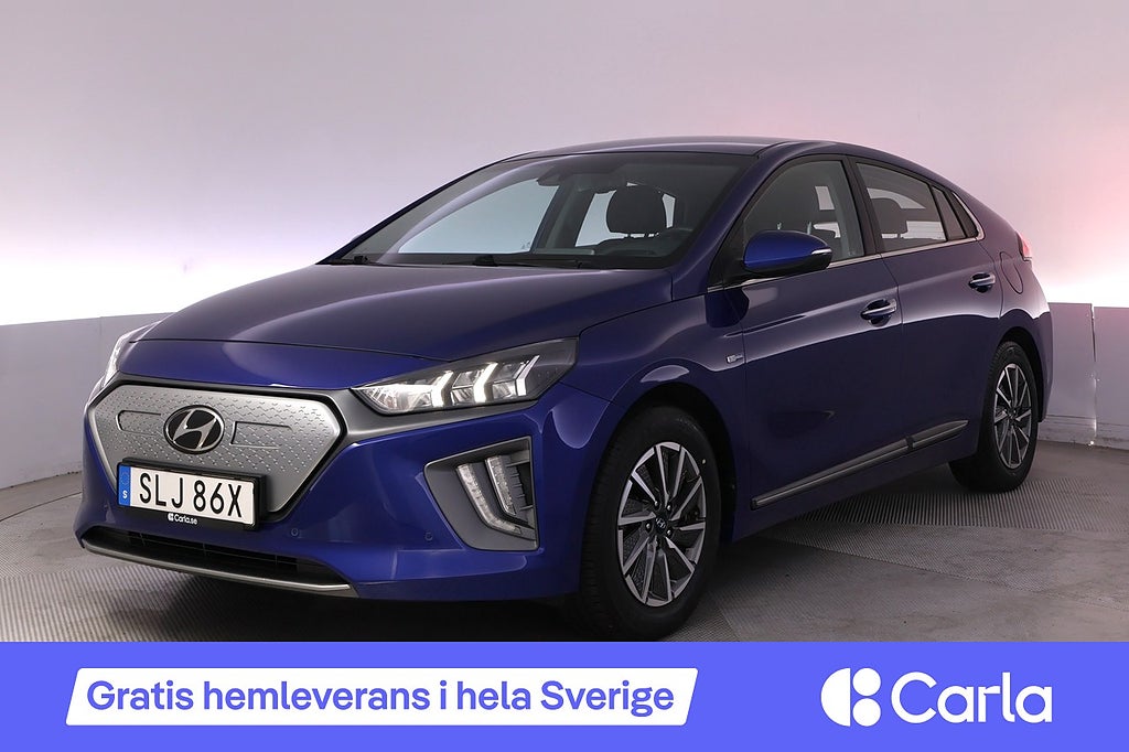 Hyundai IONIQ Electric 38.3 kWh Premium + Läder BLIS Elstol