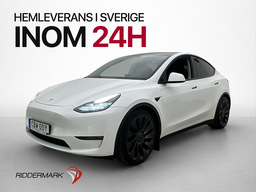 Tesla Model Y Performance 534hk MOMS Autopilot Värmepump