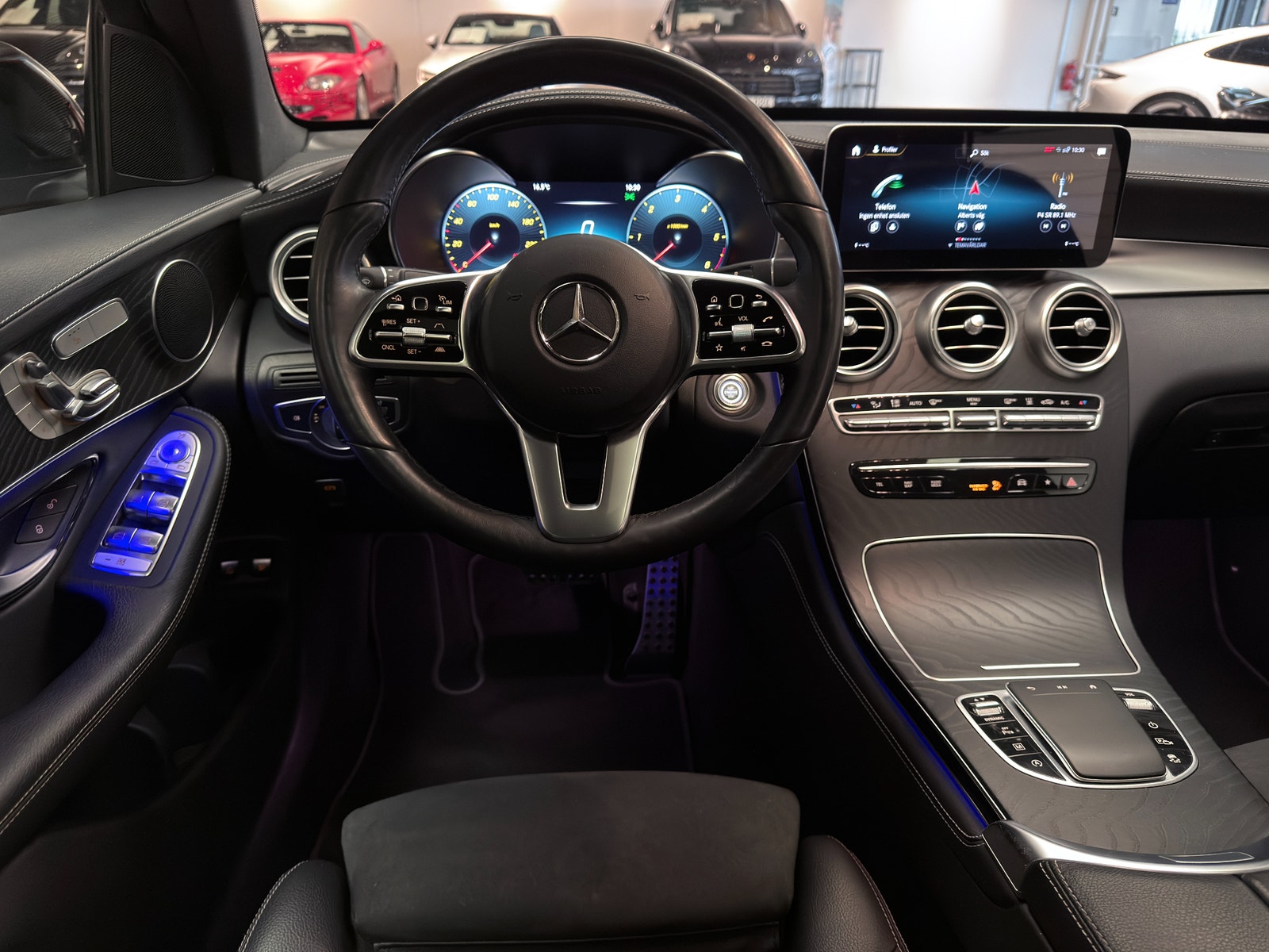 Mercedes-Benz GLC 220 d Coupé 4MATIC 194hk AMG | Drag | Se Spec 2020 - miniatyr 12