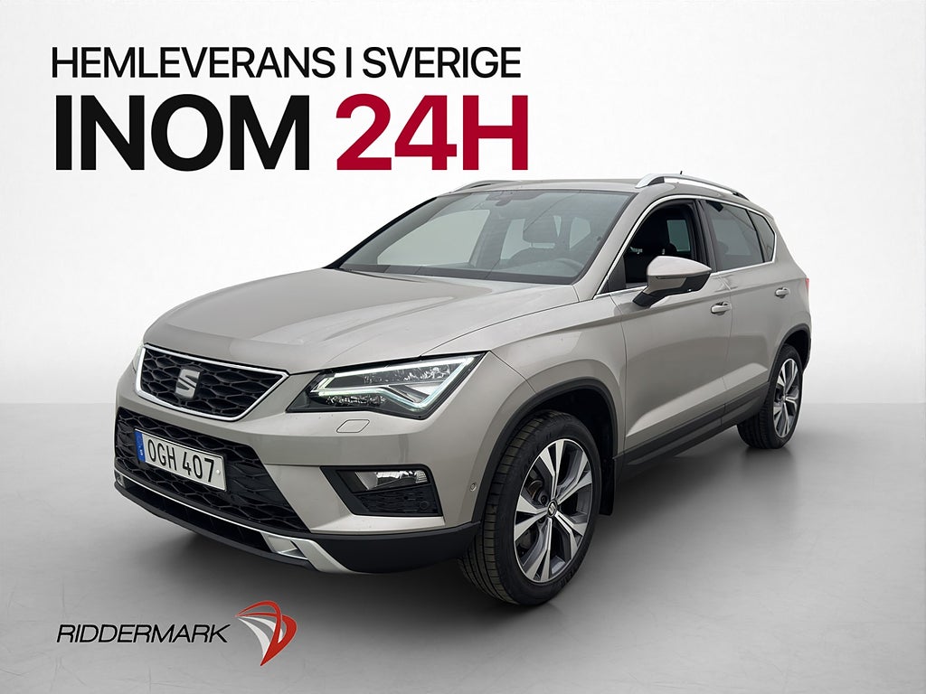 Seat Ateca 1.4 EcoTSI Xcellence Dragkrok Kamera CarPlay