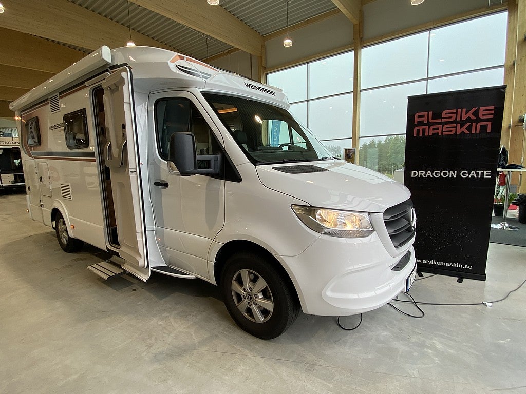 Weinsberg Cara compact Edition /B-körkort/Solcell/Mercedes 170hk/Långbädda