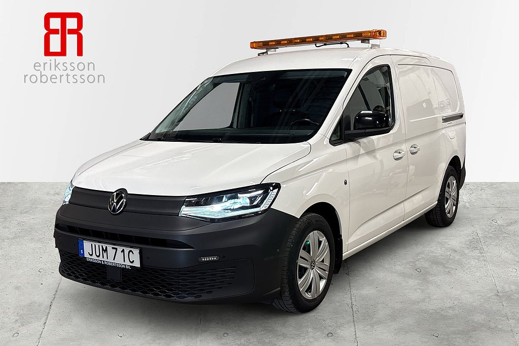 Volkswagen Caddy Maxi Cargo 2.0 TDI Dieselvärmare Backkamera LED Skinn *MOMS*