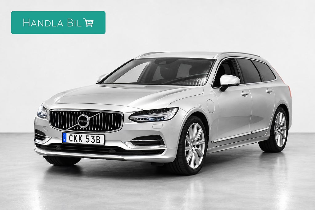 Volvo V90 T8 AWD Recharge Inscription Drag VOC B-värm Skinn