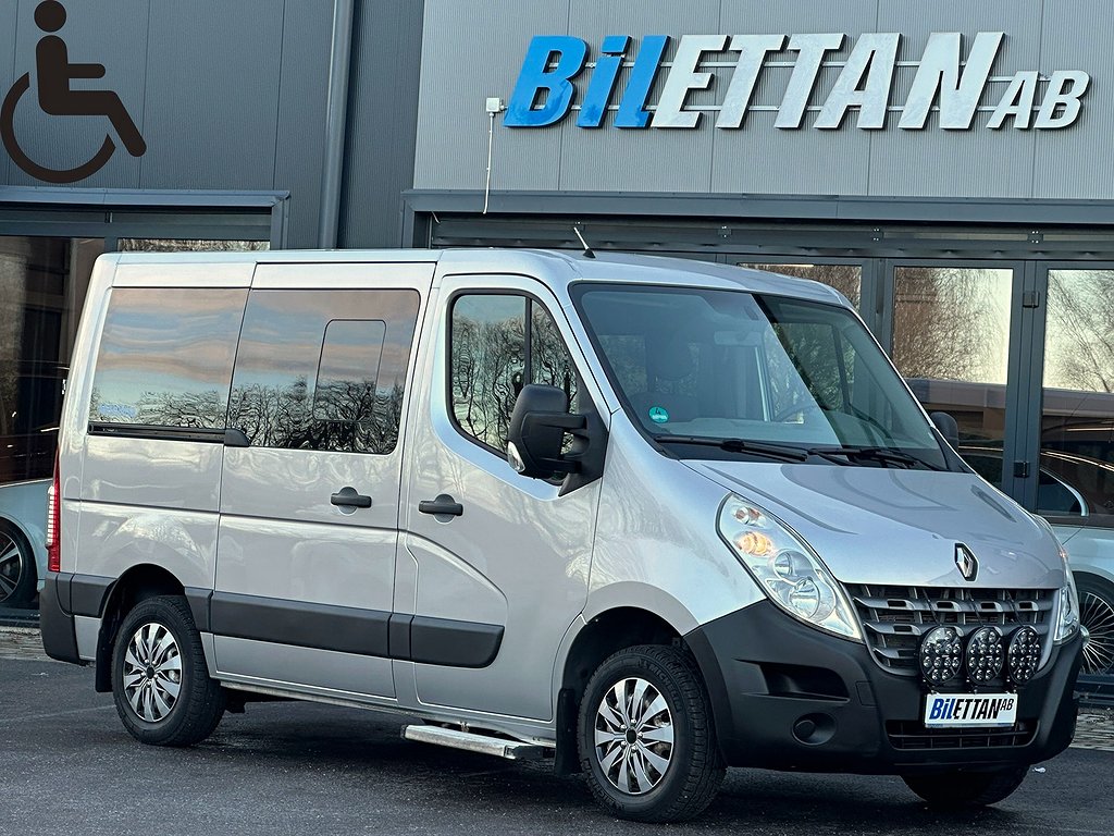 Renault Master Kombi 2.3 dCi Automat|Handikappanpassad|Lyft