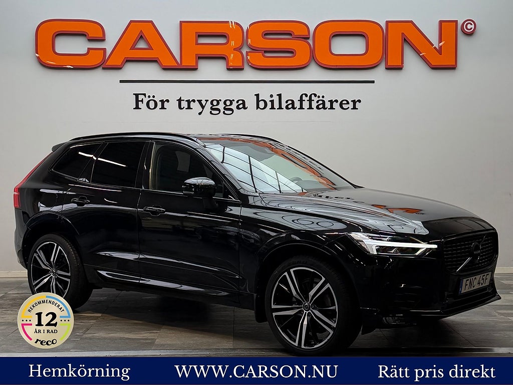 Volvo XC60 B4 AWD R-Design H&K Carplay Värmare Drag Kamrem Bytt!