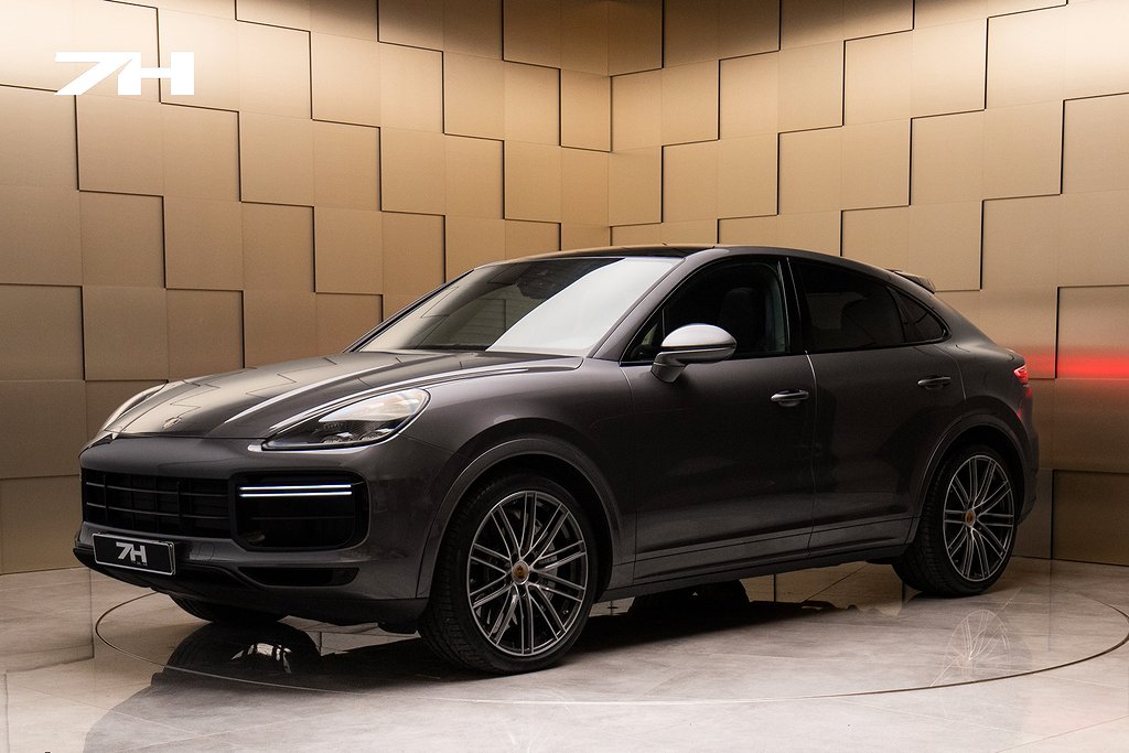 Porsche Cayenne Turbo Coupé / Bakaxel / 18-väg / Pano / Bose / 