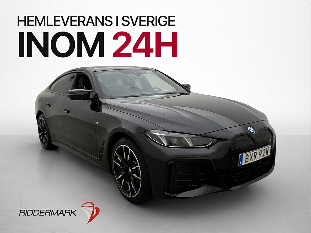 BMW i4 M50 xDrive 544hk M-Sport H/K Drag Kamera Läder Elstol