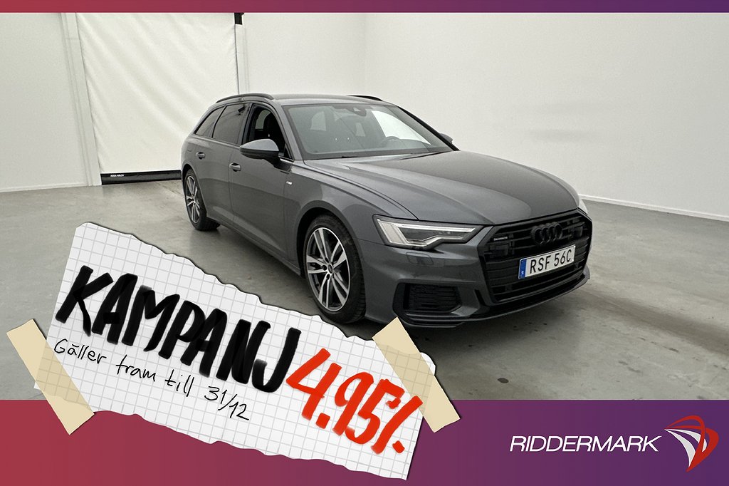 Audi A6 Avant 40 TDI Q 204hk S-Line Cockpit Matr 4,95% Ränta