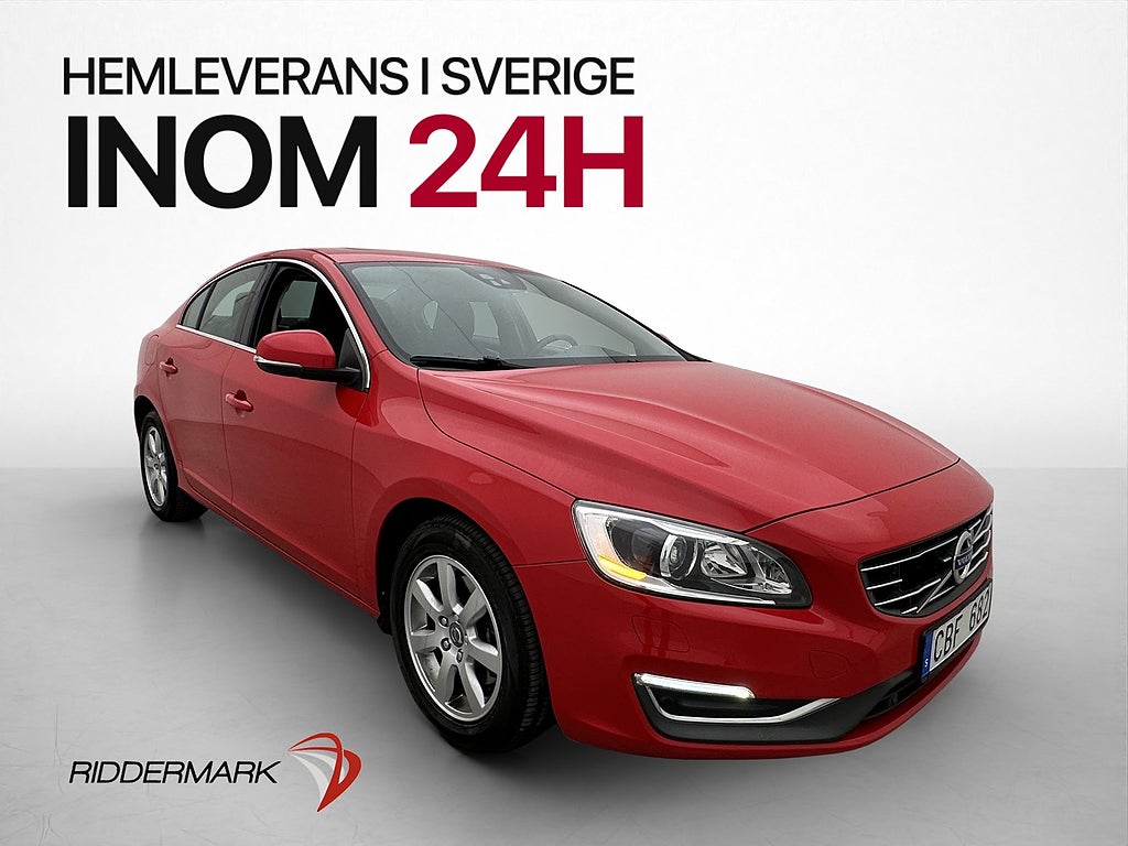 Volvo S60 D4 181hk Momentum Taklucka Värmare Sensorer Navi