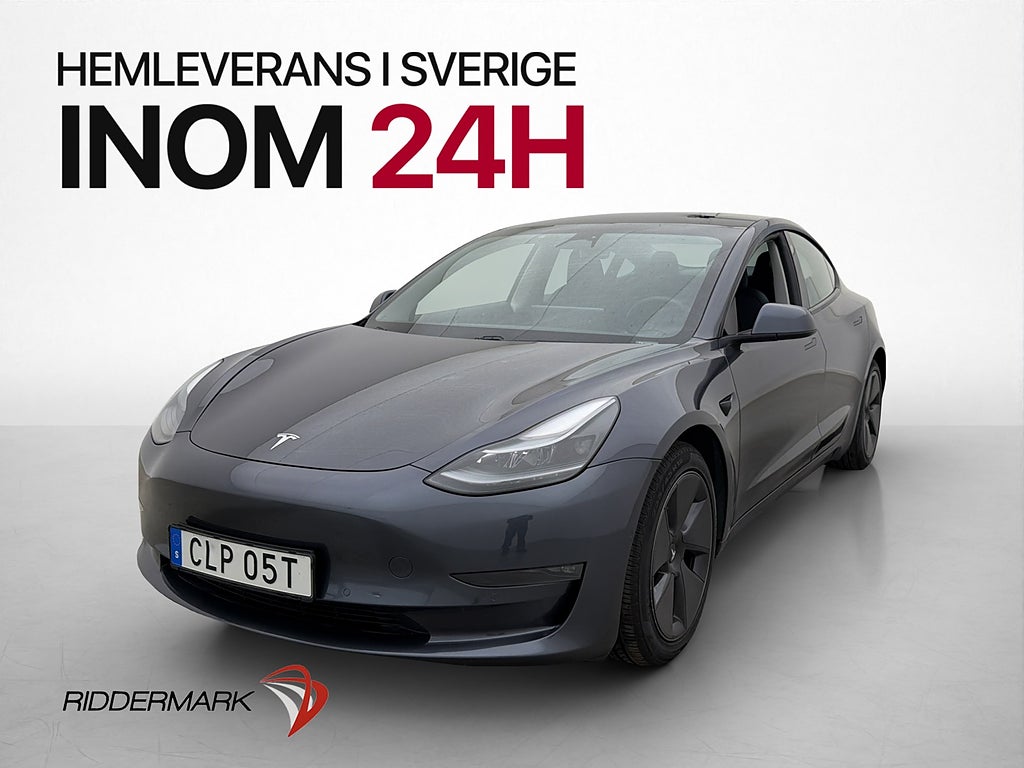 Tesla Model 3 Long Range AWD Pano Skinn Kamera AP Moms