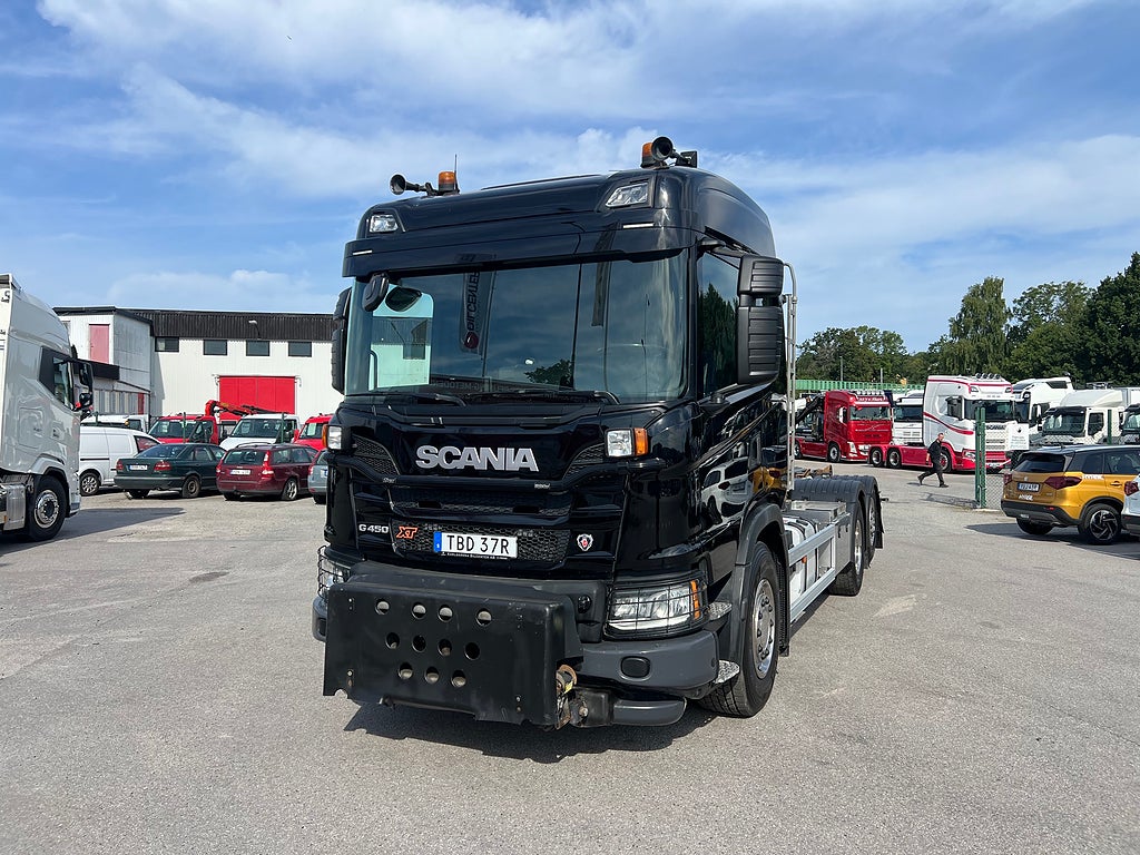 Scania G450 6x2*4 XT Lastväxlare, Fullt Plogutrustad
