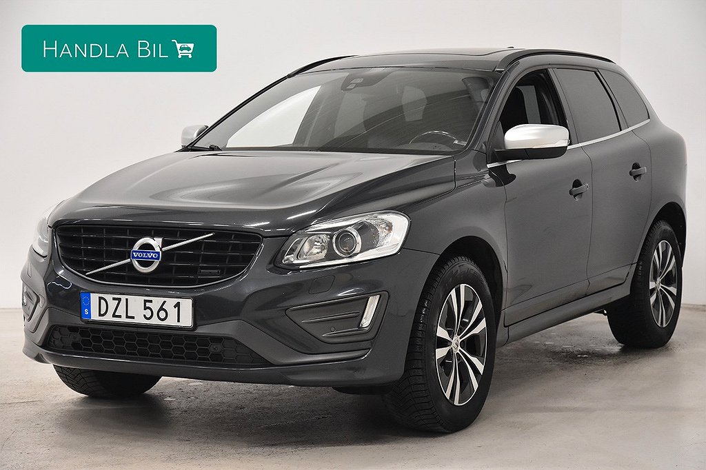 Volvo XC60 D4 AWD R-Design D-värm Pano Navi 181hk