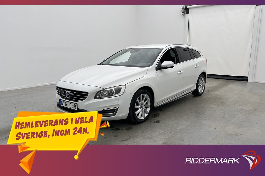 Volvo V60 D3 150hk Summum VOC Värmare Skinn Navi Dragkrok