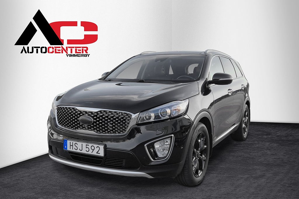 Kia Sorento 2.2 AWD 360 Kamera Panorama Drag Skinn
