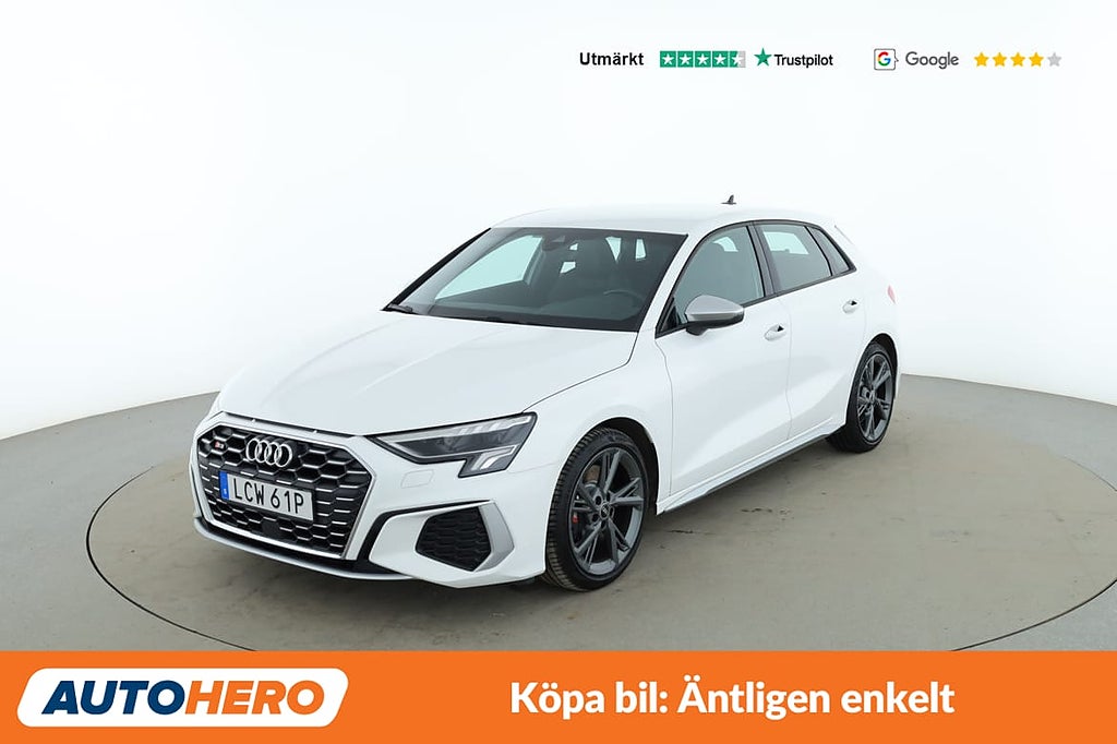 Audi S3 Sportback 2.0 TFSI Quattro / CarPlay, PDC, 310HK