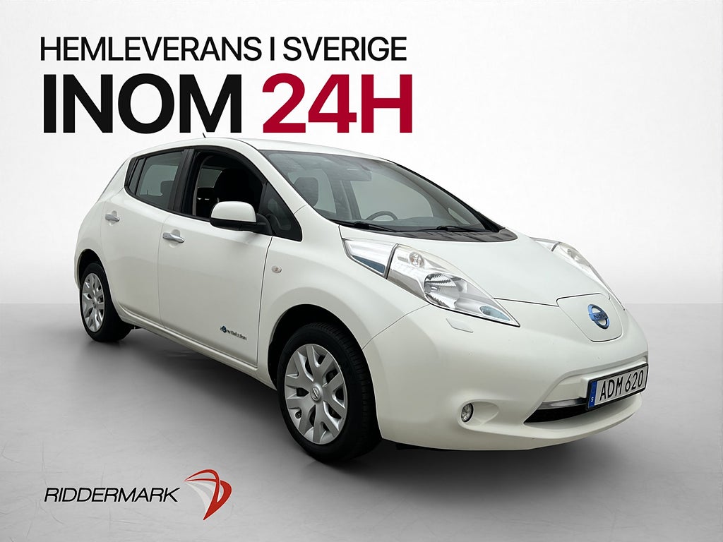 Nissan Leaf 24 kWh 109hk P-Sensorer Rattvärme