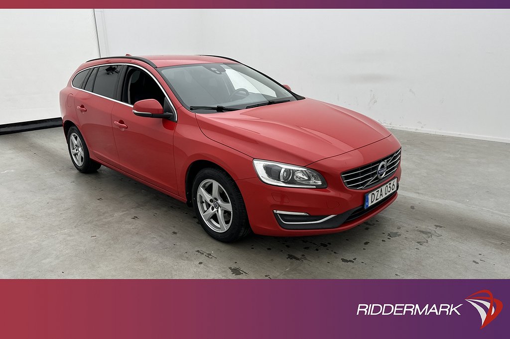 Volvo V60 D4 190hk Momentum Halvskinn Sensorer