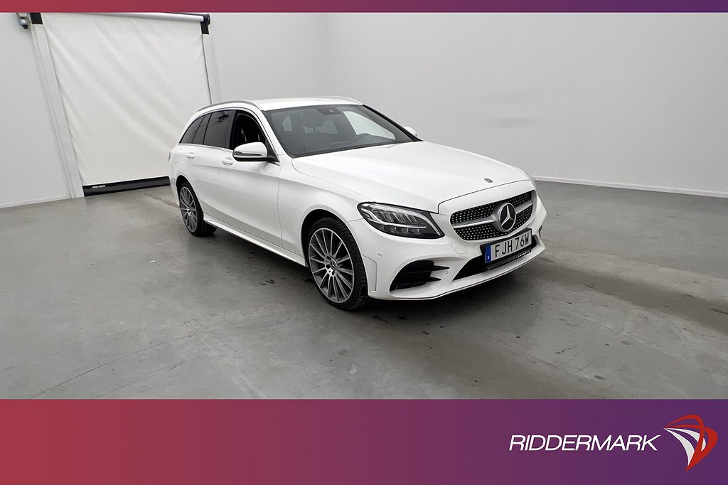 Mercedes-Benz C 220 T d 4M 194hk AMG D-Värm Kamera Navi Drag