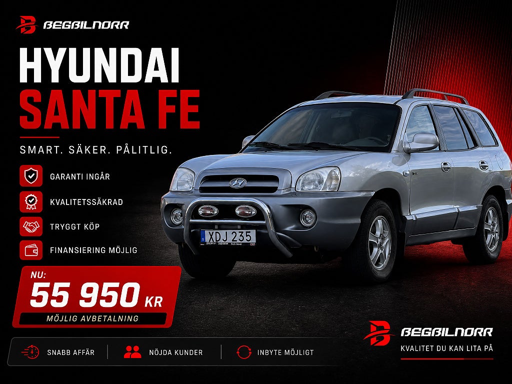 Hyundai Santa Fe 2.7 V6 4WD*Nyserv*