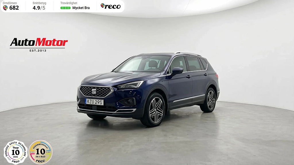 Seat Tarraco SEAT Xcellence 7-sits 2.0 TDI 4Drive 190hk Drag/Väramre/Cockpit