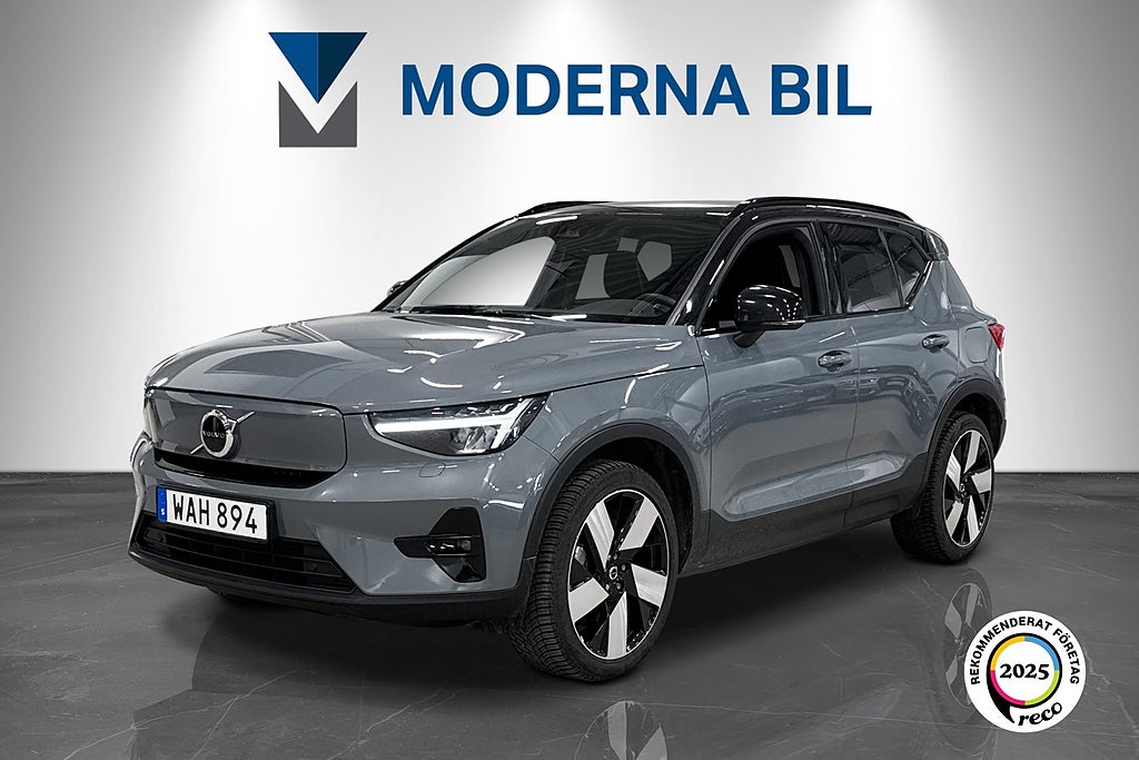 Volvo XC40 Recharge Plus 231hk Moms BLIS B-kamera CarPlay Nybes