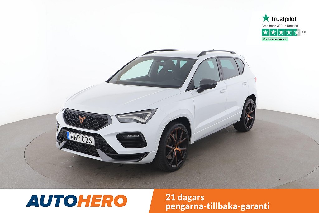 Cupra Ateca 2.0 TSI 4Drive / Carplay, Backkamera, Rattvärme