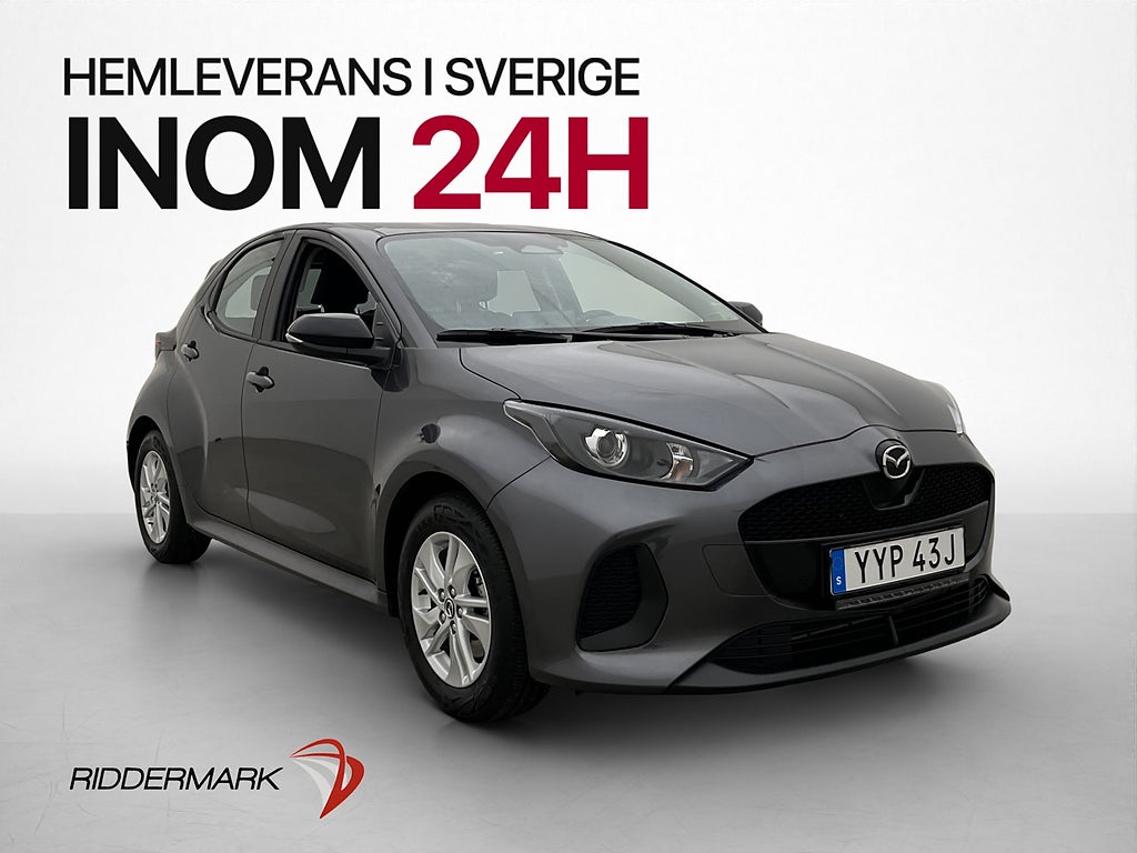 Mazda 2 Hybrid 116hk CarPlay Kamera Adaptiv-Fart
