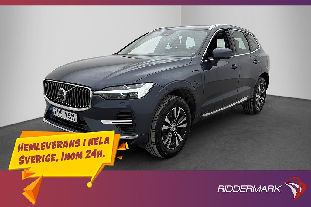 Volvo XC60 Recharge T6 AWD 350hk Core Bright Värm Pano Drag