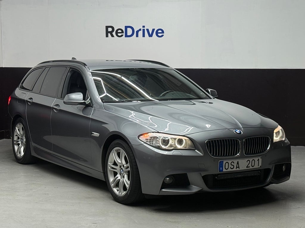 BMW 520d Touring Steptronic M Sport Drag PDC 184hk -12