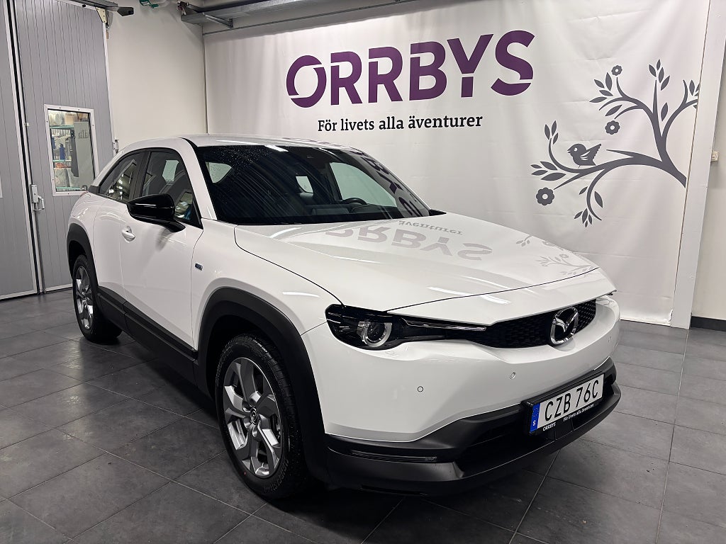 Mazda MX-30 e-Skyactiv EV Exclusive-line Nav, Head up 3-fas, V-hjul