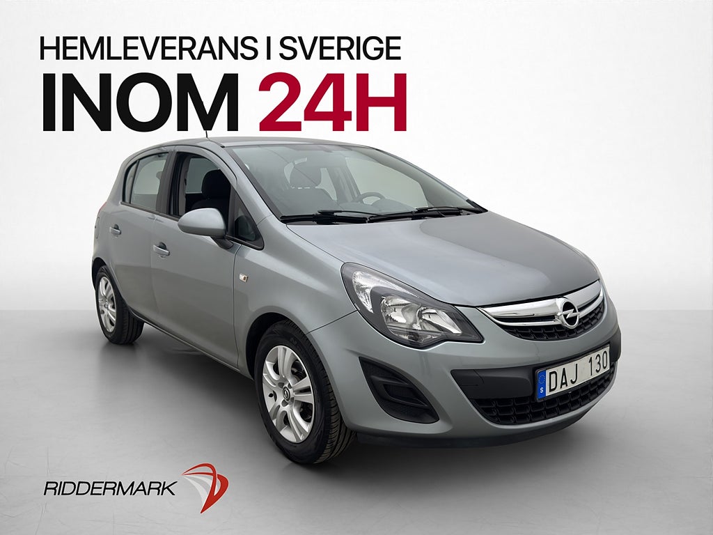 Opel Corsa 1.4 100hk Enjoy Sensorer Rattvärme Svensksåld